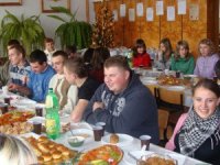 Spotkanie opłatkowe uczniów - pracowników młodocianych z władzami Cechu i OHP - grudzień 2009